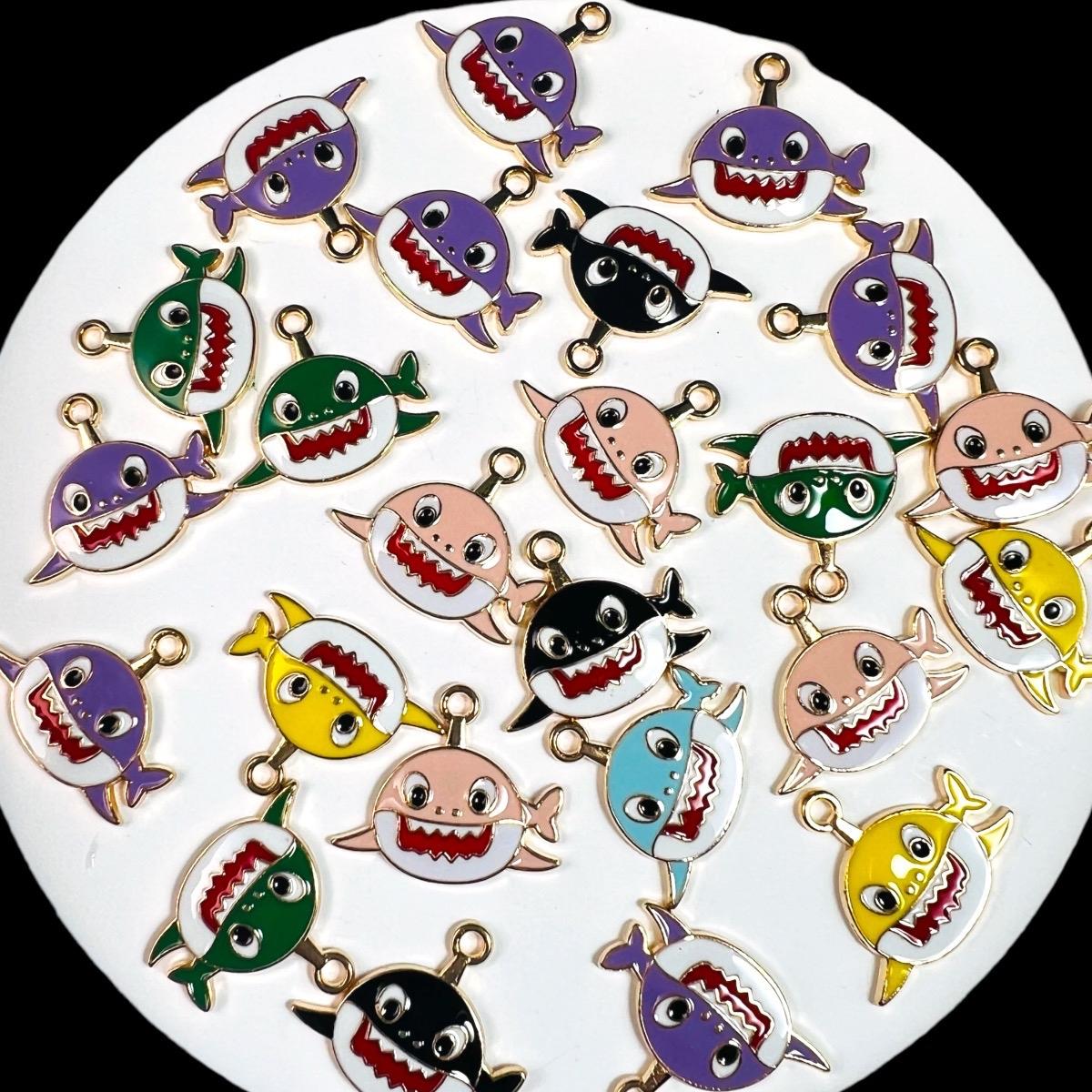 New! Baby Shark Metal Pendant