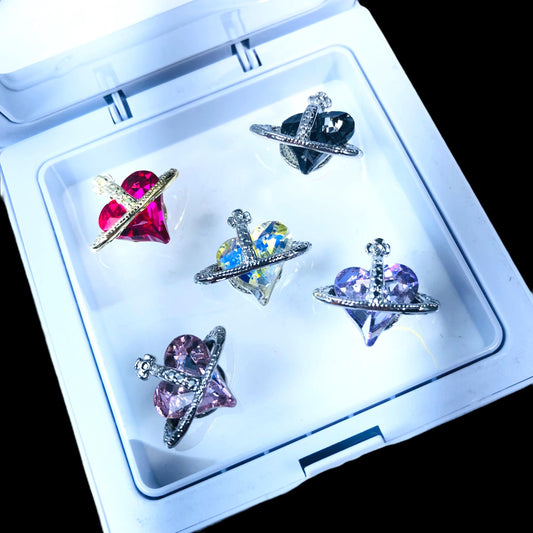 Crystal Planet - Assorted Metal Nail Charms