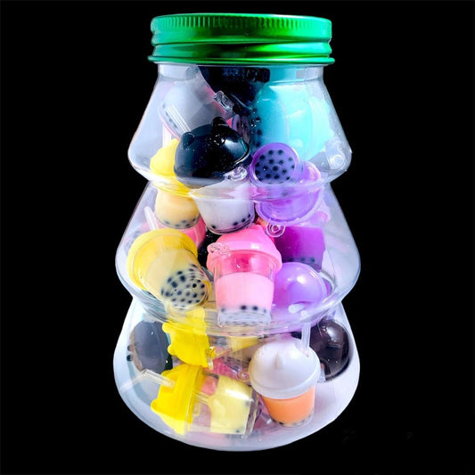 NEW! 30pcs Boba Charms in Christmas Tree Bottle