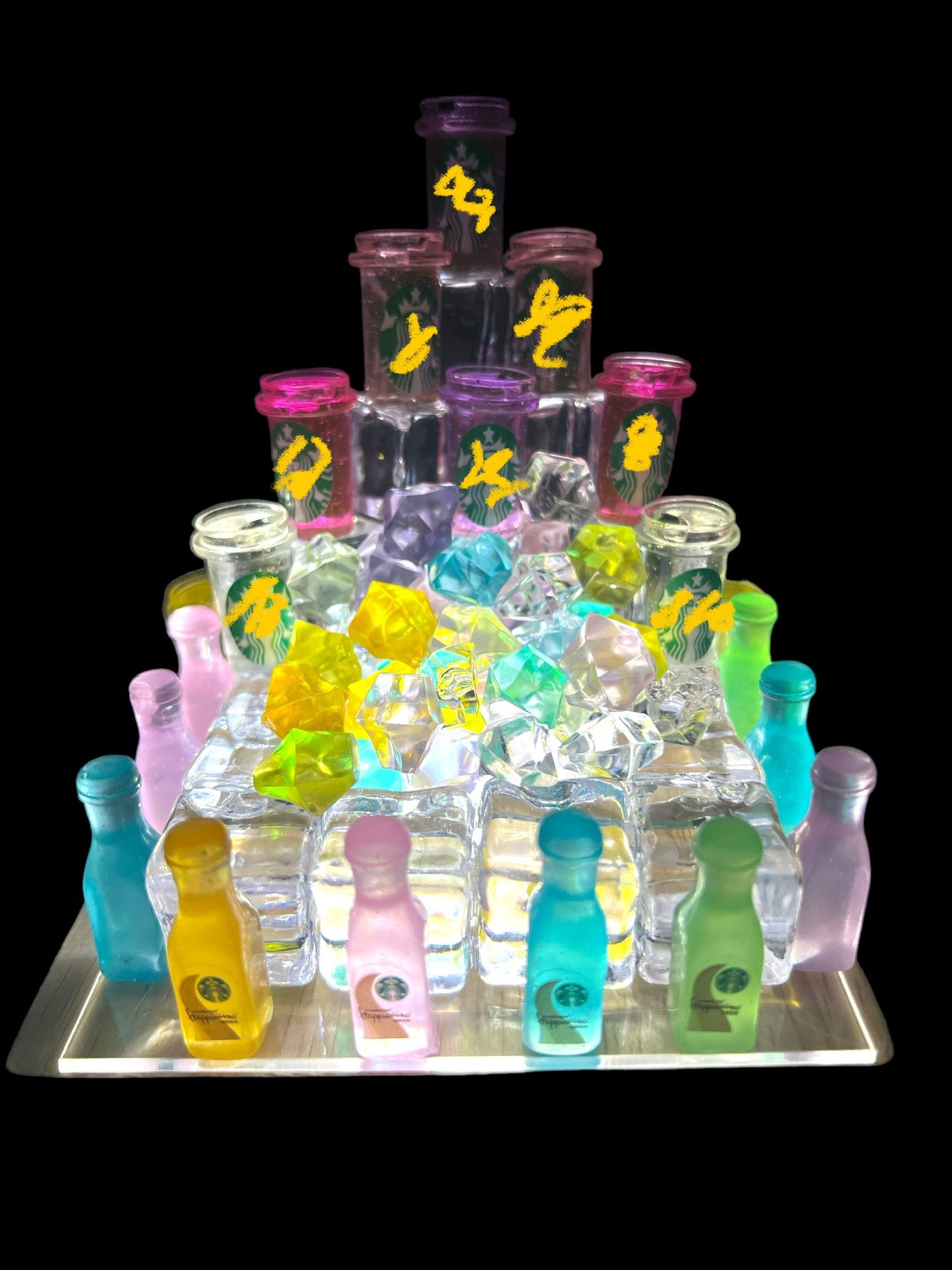 NEW! Starbies Palace Pre-package + Acrylic Base + LED Stand