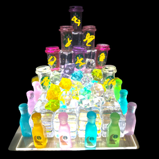 NEW! Starbies Palace Pre-package + Acrylic Base + LED Stand