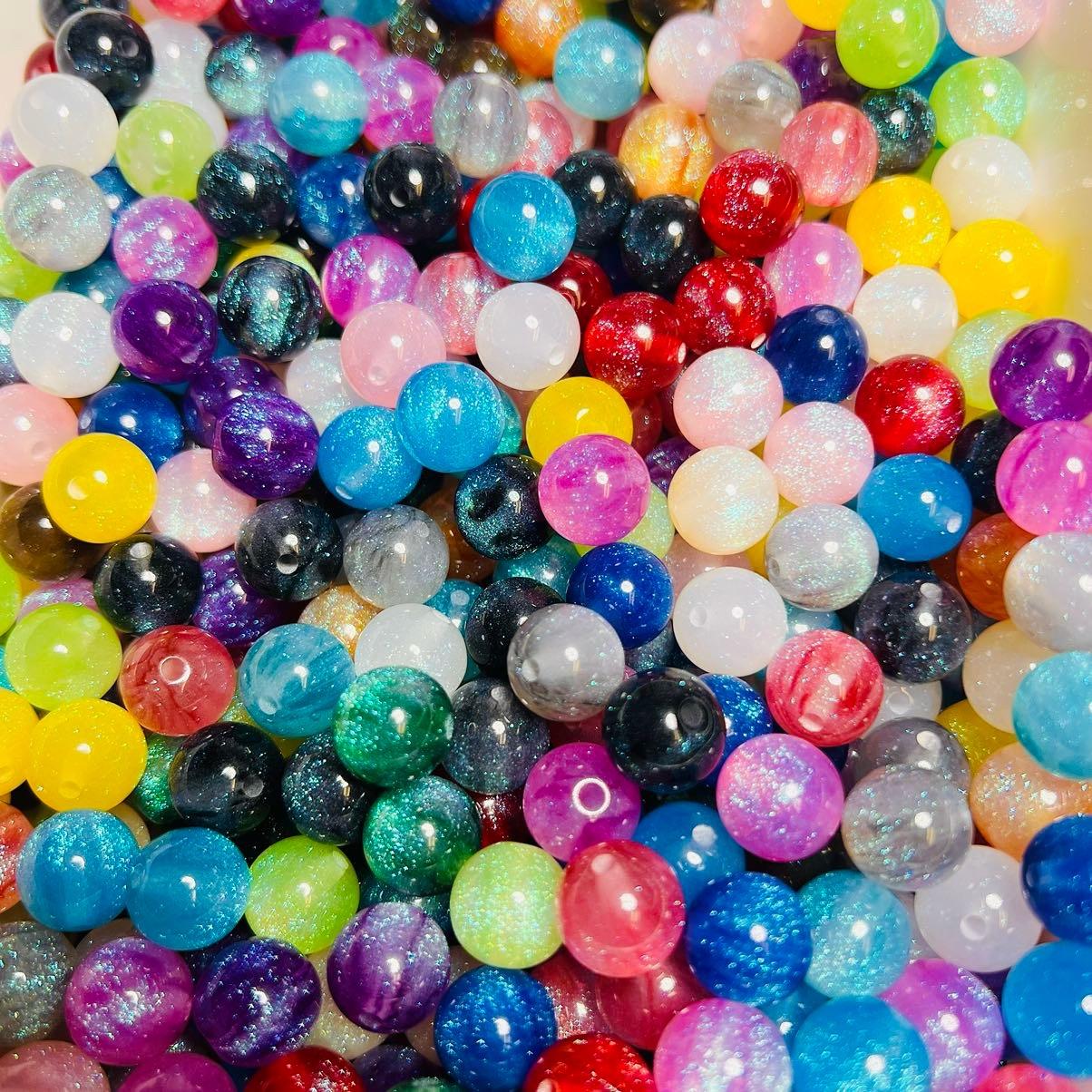 NEW! 12mm,18mm Moonglow Beads/3D/Fancy Pen Beads - DIY Beads for Jewelry Makings